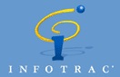 The Infotrac Logo, access to periodical databases.