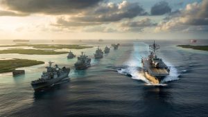 US Aircraft Carrier Races Toward Chinese Fleet in Pacific Waters as World Watches Who Blinks First