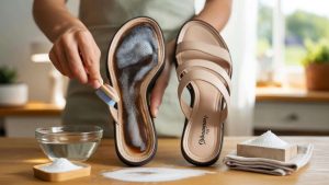 This 30-Second Trick Erases Footprint Marks From Sandals Like They Never Existed