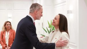 La reunión secreta entre Felipe VI y María Corina Machado que nadie esperaba antes de Chile