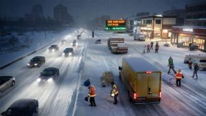 Businesses Refuse to Close Despite Heavy Snow Warning That Has Authorities Begging Drivers to Stay Home