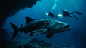 French divers just filmed a living fossil that hasn’t been seen in decades lurking in Indonesian depths